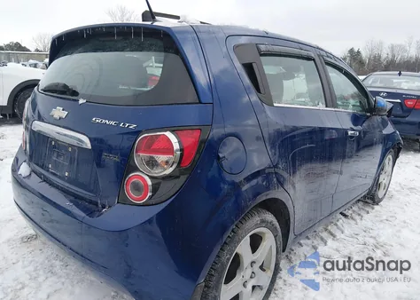 2013 Chevrolet Sonic Ltz Auto z USA, uszkodzony, nr VIN 1G1JE6SB8D4149531